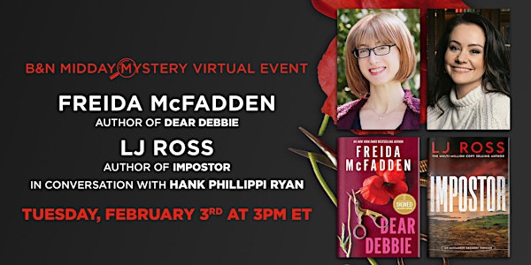 B&N Midday Mystery Virtual Event with Freida McFadden and LJ Ross