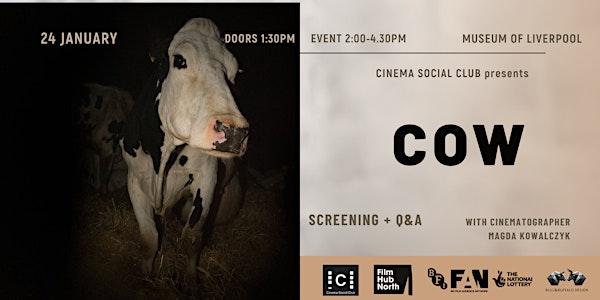 COW — Screening & Q&A in person with cinematographer Magda Kowalczyk