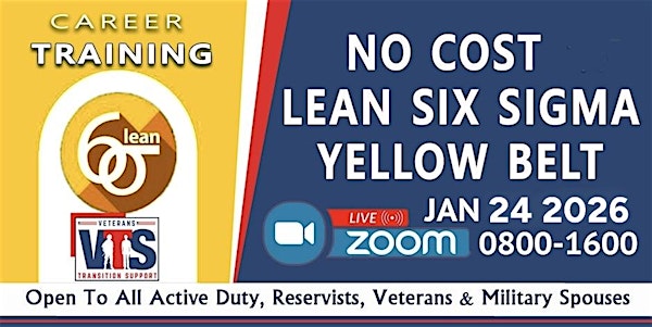 No Cost LEAN Six Sigma Yellow Belt on ZOOM